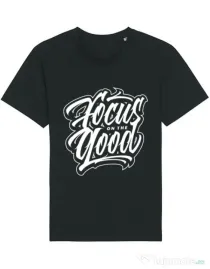 Tricou STANLEY STELLA barbat Focus On The Good Negru