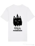 Tricou STANLEY STELLA barbat Witch Purrrlease Alb