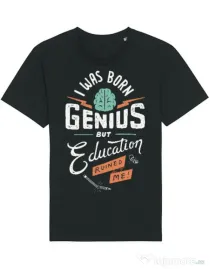 Tricou STANLEY STELLA barbat Born Genius Negru