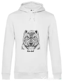 Hoodie barbat cu gluga Wombat Alb