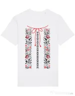 Tricou STANLEY STELLA barbat Etno 1 Alb