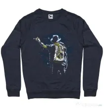 Bluza ADLER barbat Zombie Pop Denim inchis