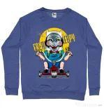 Bluza ADLER barbat Real terror Albastru melanj