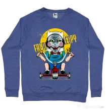 Bluza ADLER barbat Real terror Albastru melanj