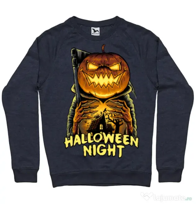 Bluza ADLER barbat Jack o lantern Denim inchis