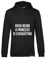 Hoodie barbat cu gluga Princess Negru