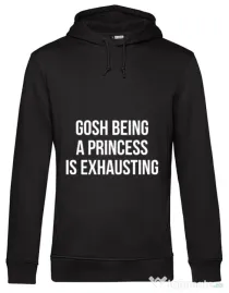 Hoodie barbat cu gluga Princess Negru
