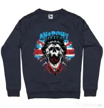 Bluza ADLER barbat Anarchy queen Denim inchis