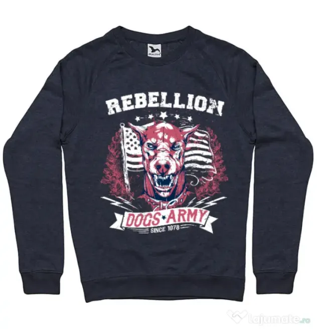 Bluza ADLER barbat Rebellion Denim inchis