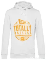 Hoodie barbat cu gluga Bad example Alb
