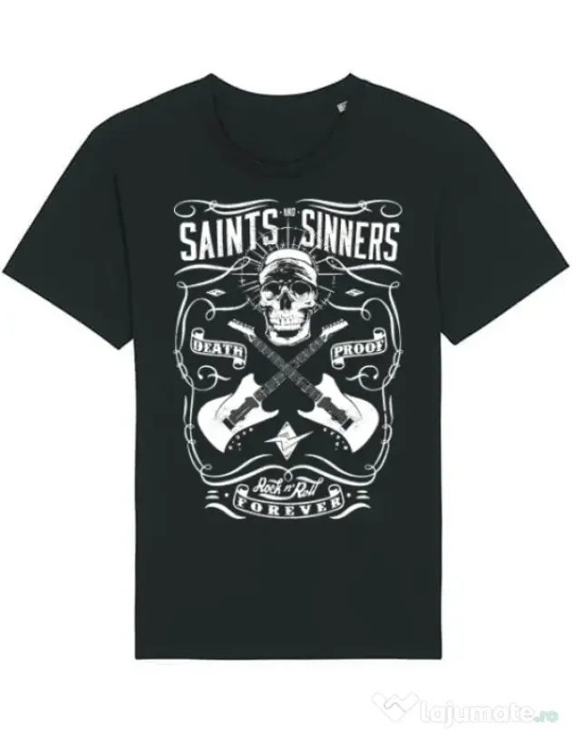 Tricou STANLEY STELLA barbat Death proof II Negru