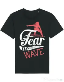 Tricou STANLEY STELLA barbat Fear no wave Negru