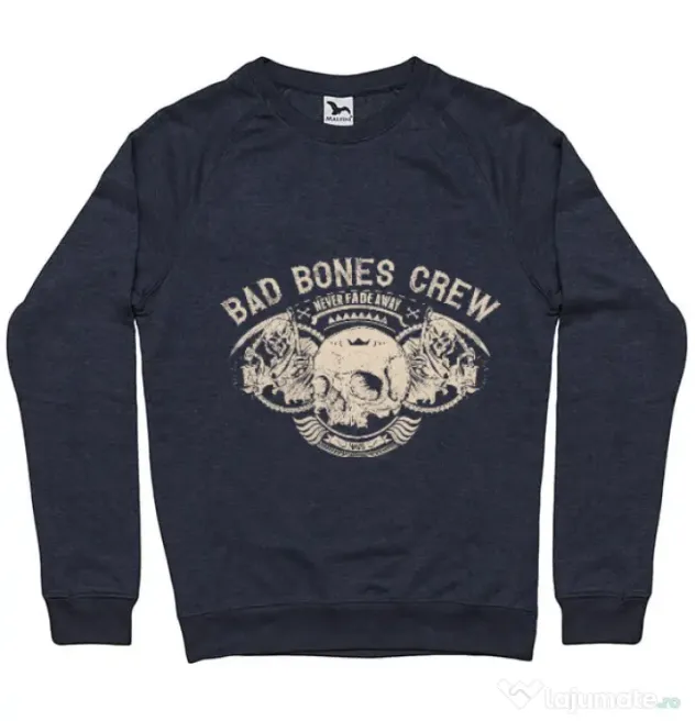 Bluza ADLER barbat Grim reaper Denim inchis