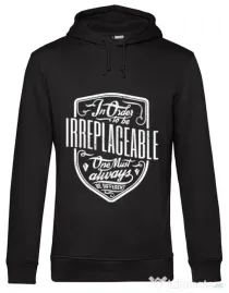 Hoodie barbat cu gluga Irreplaceable Negru