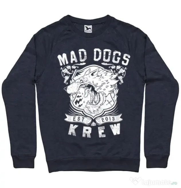 Bluza ADLER barbat Mad dogs krew Denim inchis
