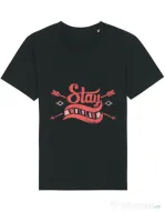 Tricou STANLEY STELLA barbat Stay wild Negru