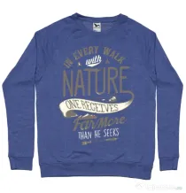 Bluza ADLER barbat Walk of nature Albastru melanj