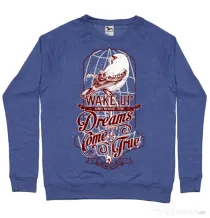 Bluza ADLER barbat Wake up Albastru melanj