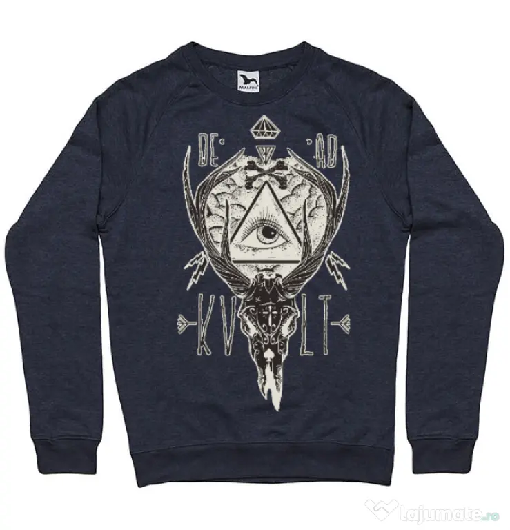 Bluza ADLER barbat Dead kult Denim inchis