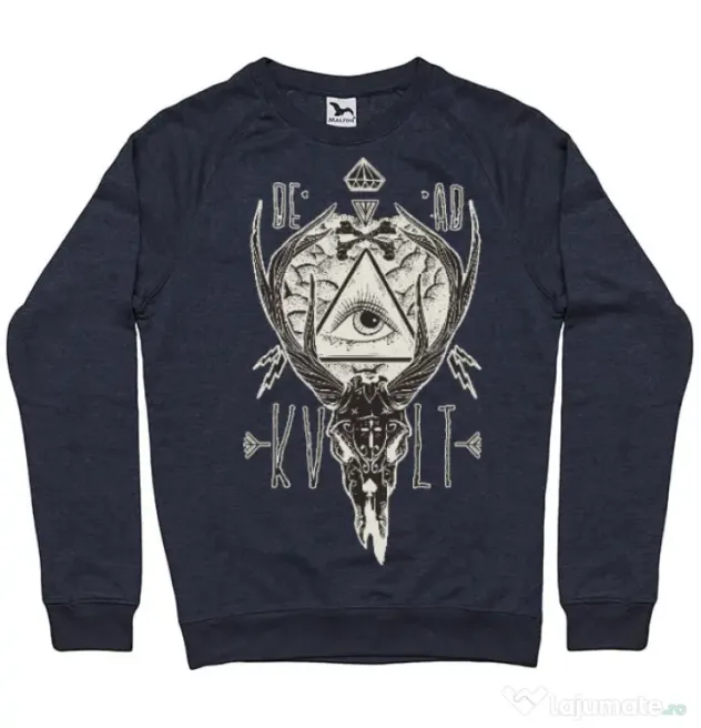 Bluza ADLER barbat Dead kult Denim inchis