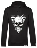 Hoodie barbat cu gluga White noise Negru