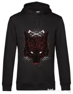 Hoodie barbat cu gluga We are freaks Negru