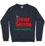 Bluza ADLER barbat I can explain Denim inchis