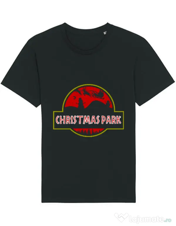 Tricou STANLEY STELLA barbat Christmas park Negru