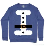 Bluza ADLER barbat Santa Albastru melanj