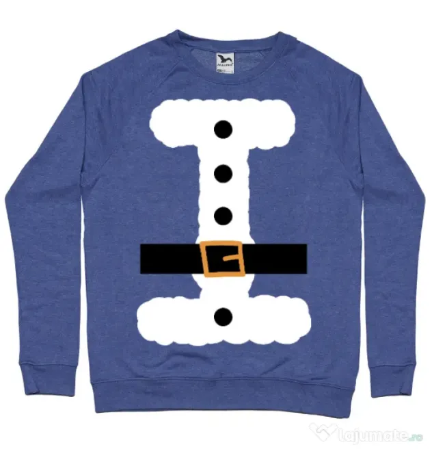 Bluza ADLER barbat Santa Albastru melanj