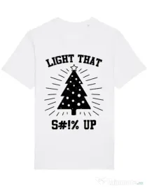 Tricou STANLEY STELLA barbat Light that up Alb