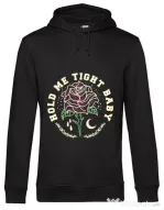Hoodie barbat cu gluga Hold me tight Negru