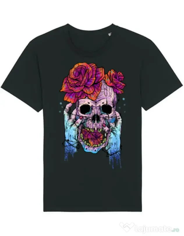 Tricou STANLEY STELLA barbat Hand skull Negru