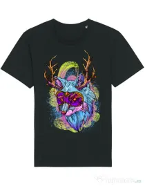 Tricou STANLEY STELLA barbat Wolf Negru