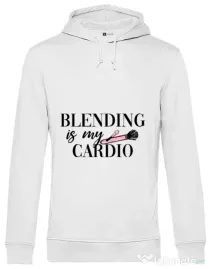 Hoodie barbat cu gluga Blending Alb