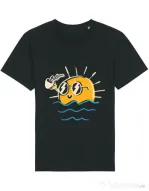 Tricou STANLEY STELLA barbat Morning and coffee Negru