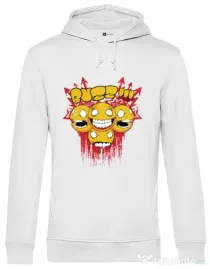 Hoodie barbat cu gluga Buzz Alb