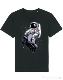 Tricou STANLEY STELLA barbat Astronaut scooter Negru
