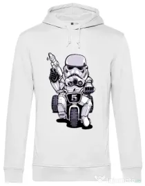 Hoodie barbat cu gluga Little tooper Alb