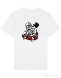 Tricou STANLEY STELLA barbat Trooper trick Alb