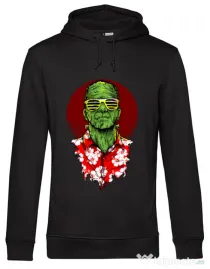 Hoodie barbat cu gluga Frank holiday Negru