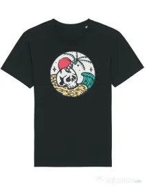 Tricou STANLEY STELLA barbat Skull and beach Negru