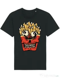 Tricou STANLEY STELLA barbat Zombie French Fries Negru