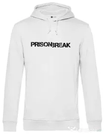 Hoodie barbat cu gluga Prison break Alb