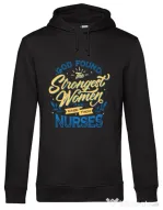 Hoodie barbat cu gluga Strongest women Negru