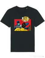 Tricou STANLEY STELLA barbat Stay home Robin Negru