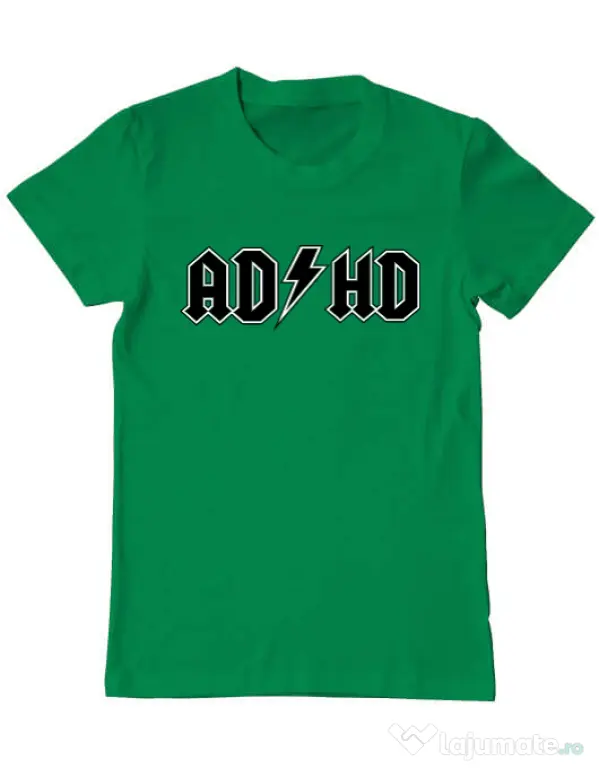 Tricou ADLER barbat ADHD Verde mediu