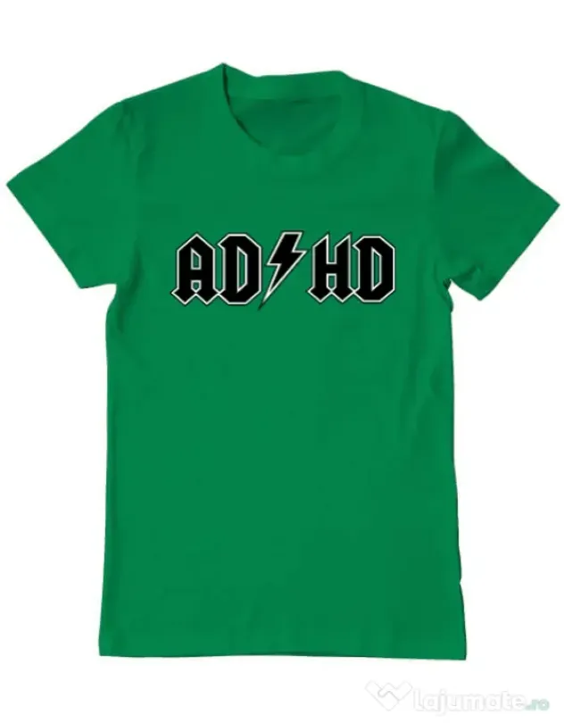 Tricou ADLER barbat ADHD Verde mediu