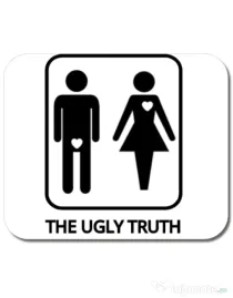 Mousepad personalizat The ugly truth Alb