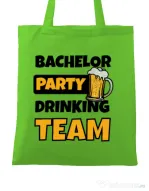 Sacosa personalizata Petrecerea burlacilor Bachelor Party Verde mar